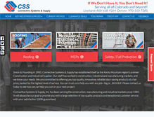 Tablet Screenshot of connective-systems.com